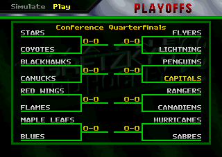Wayne Gretzky's 3D Hockey 98 screenshot 4 for Playstation